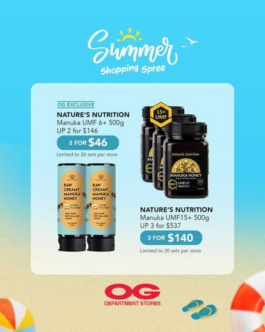 OG-Singapore-Summer-Shopping-Spree-Storewide-20-Off-3 Now till 17 June 2026: OG Singapore Summer Shopping Spree Storewide 20% Off Promotion with Bundle Deals at OG Albert and OG People’s Park