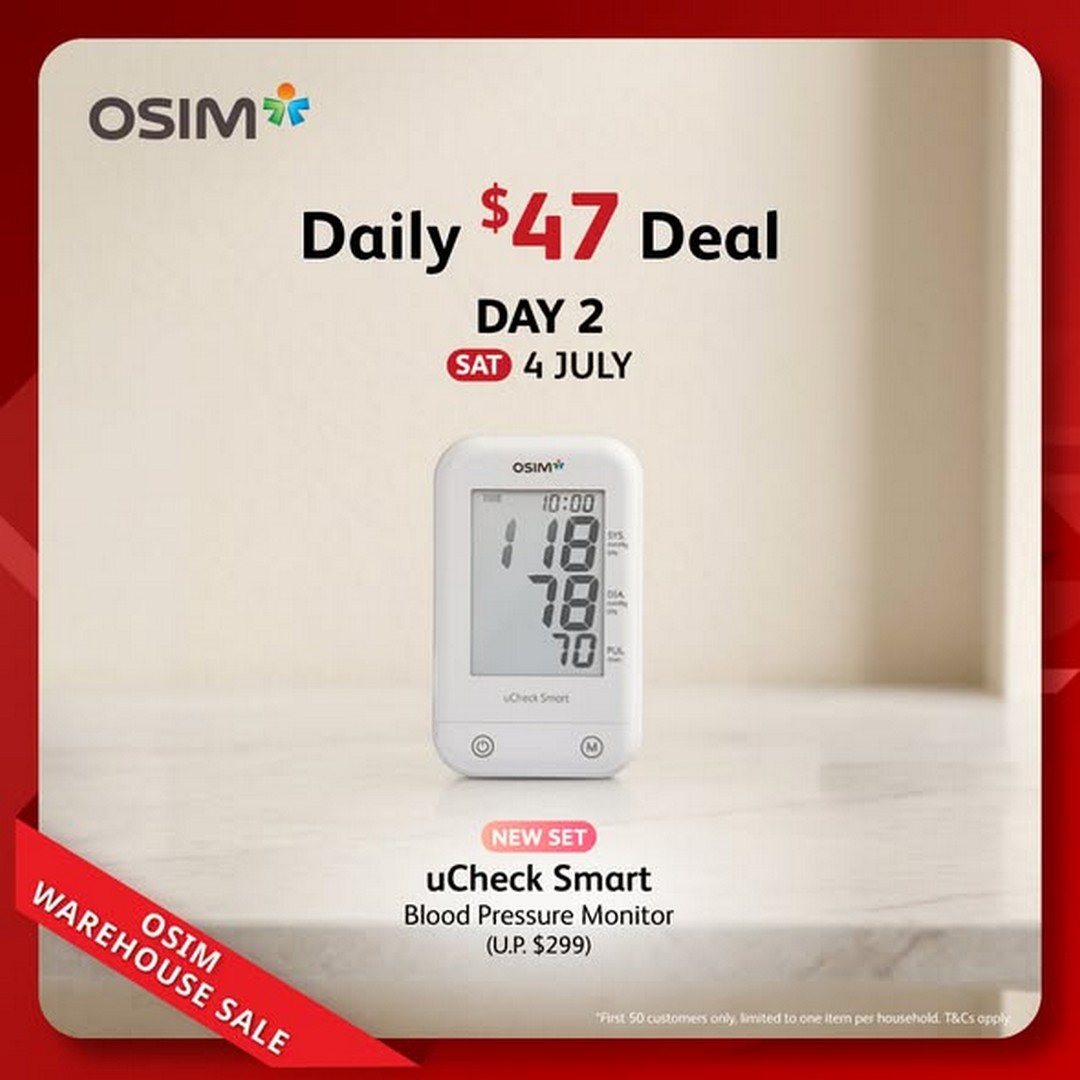 OSIM-Warehouse-Sale-Up-to-80-OFF-Well-being-Chairs-2 3–5 July 2026: OSIM Warehouse Sale: Up to 80% OFF Well-being Chairs, Massage Chairs and Mayer Home Appliances from $29.90 Singapore Deal