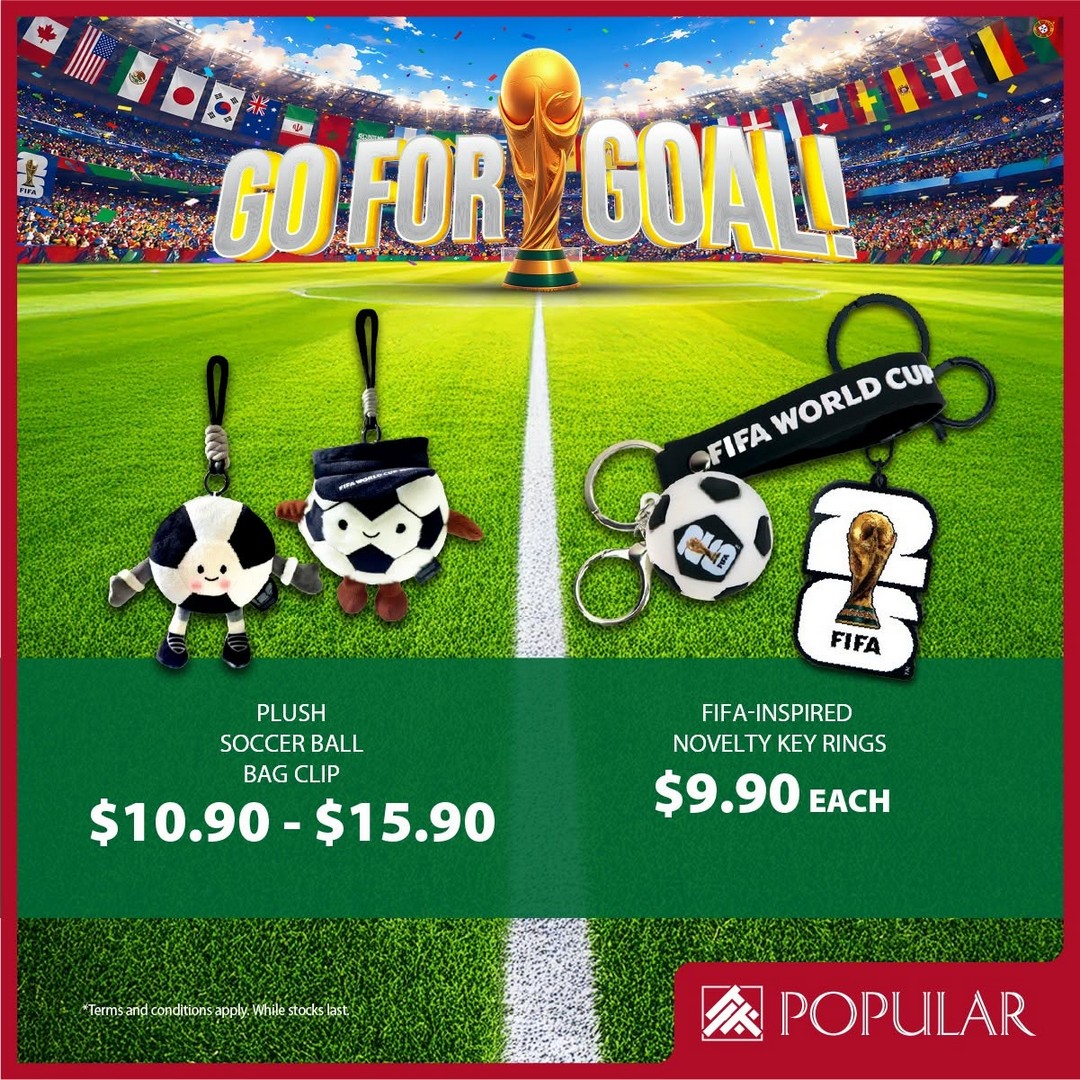 Popular-Bookstore-Singapore-FIFA-World-Cup-2026-Promotion-5 12 June 2026 onwards: Popular Bookstore Singapore FIFA World Cup 2026 Promotion: Football Merchandise Sale, Collectibles, Gaming Accessories & Lifestyle Deals in Singapore