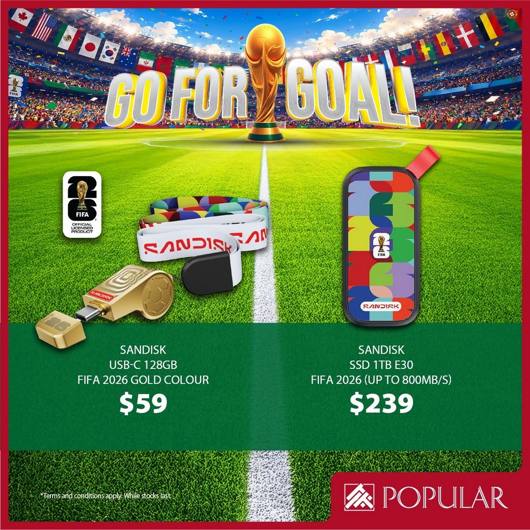 Popular-Bookstore-Singapore-FIFA-World-Cup-2026-Promotion-6 12 June 2026 onwards: Popular Bookstore Singapore FIFA World Cup 2026 Promotion: Football Merchandise Sale, Collectibles, Gaming Accessories & Lifestyle Deals in Singapore