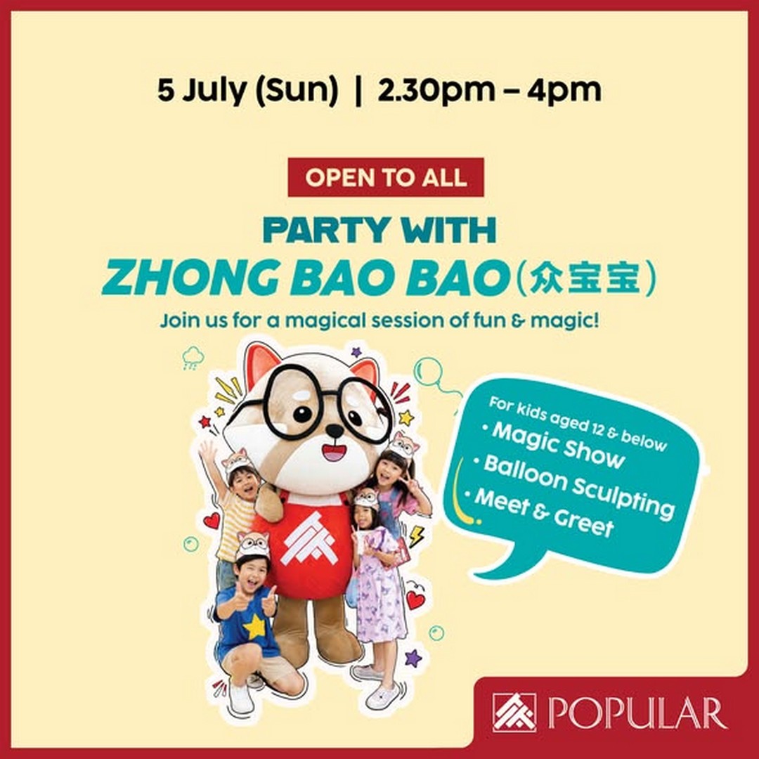 Popular-Bookstore-Singapore-Members-Sale-3 4-5 July 2026: Popular Bookstore Singapore Members' Sale Event and Family Fun Weekend Promotion at Bras Basah Complex