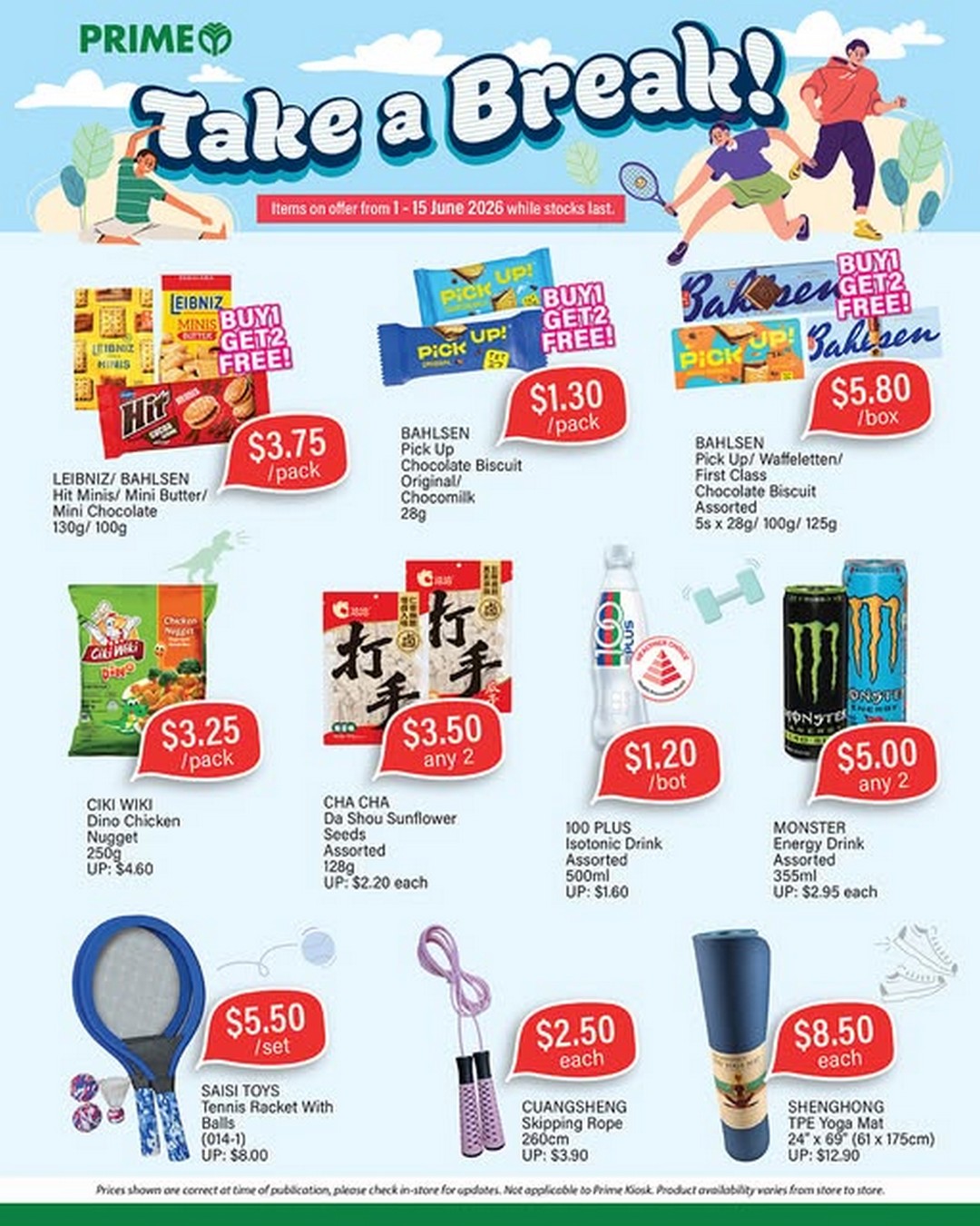 Prime-Supermarket-Holiday-Essentials-Promotion-–-Great-Deals-on-Sports-Gear 1-15 June 2026: Prime Supermarket Holiday Essentials Promotion – Great Deals on Sports Gear, School Holiday Activities and Outdoor Fun for Kids in Singapore