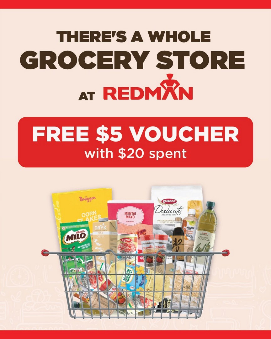 RedMan-by-Phoon-Huat-FREE-5-Voucher-with-20-Spend-Grocery-Promotion 12–30 June 2026: RedMan by Phoon Huat FREE $5 Voucher with $20 Spend Grocery Promotion in Singapore Retail Stores