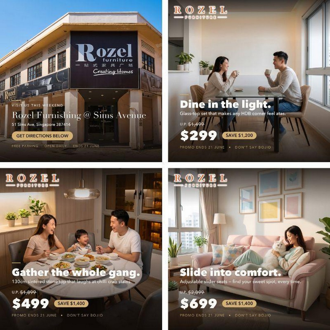 Rozel-Factory-Direct-Furniture-Tentage-Sale-at-Sims-Avenue-3 Now till 28 June 2026: Rozel Factory-Direct Furniture Tentage Sale at Sims Avenue, Massive Furniture Clearance Promotion in Singapore