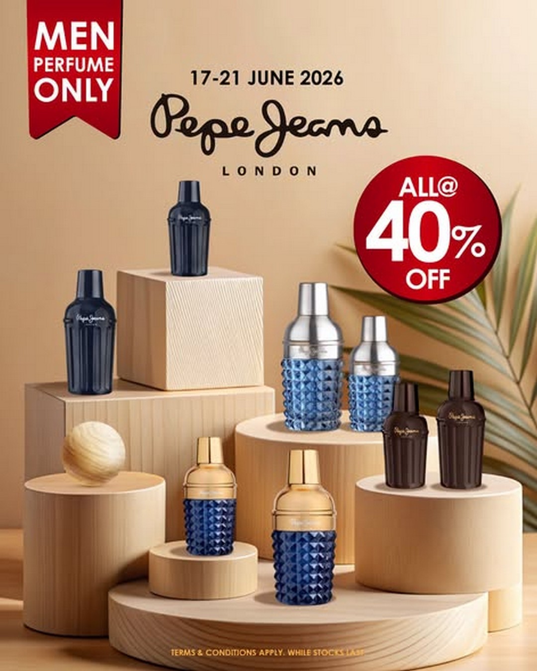 SaSa-Singapore-Pepe-Jeans-London-Mens-Fragrance-In-Store-Promotion 19–21 June 2026: SaSa Singapore Pepe Jeans London Men’s Fragrance In-Store Promotion, 40% Off Limited-Time Sale