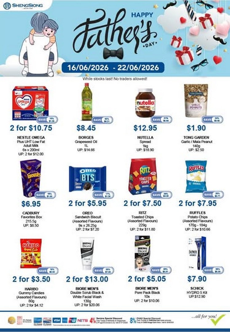 Sheng-Siong-Supermarket-Fathers-Day-Deals-Promotion-1 16–22 June 2026: Sheng Siong Supermarket Father’s Day Deals Promotion: Limited-Time Grocery Savings Across Singapore