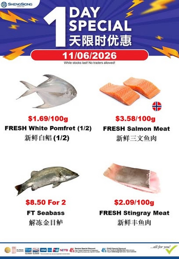 Sheng-Siong-Supermarket-Seafood-Fresh-Catch-Promotion-1 11 June 2026: Sheng Siong Supermarket Seafood Fresh Catch Promotion, Daily Fresh Seafood Specials Across Singapore Stores