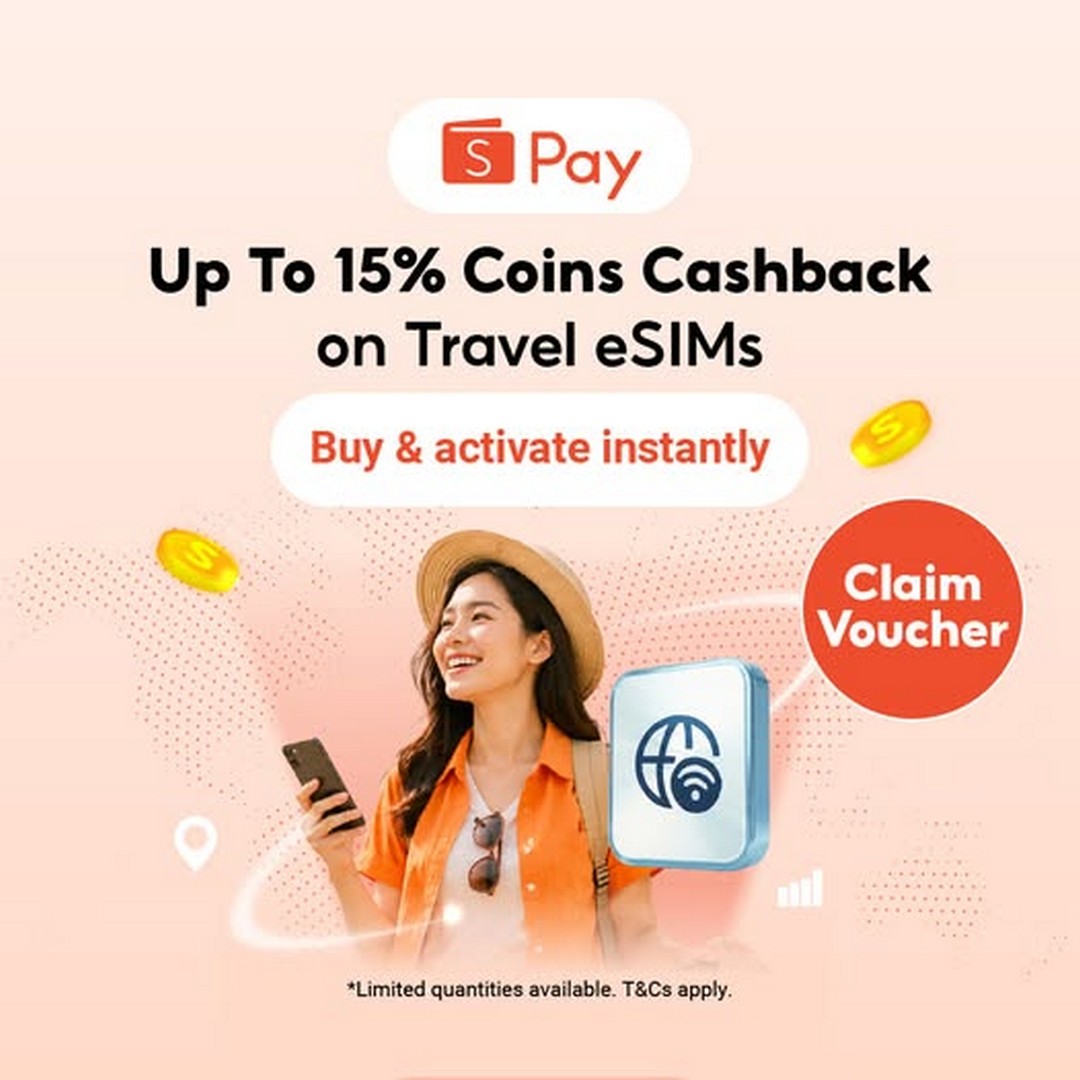 Shopee-eSIM-Quick-Activation-Promotion 11 June 2026 Onwards: Shopee eSIM Quick Activation Promotion, Exclusive 15% New User Voucher Deal
