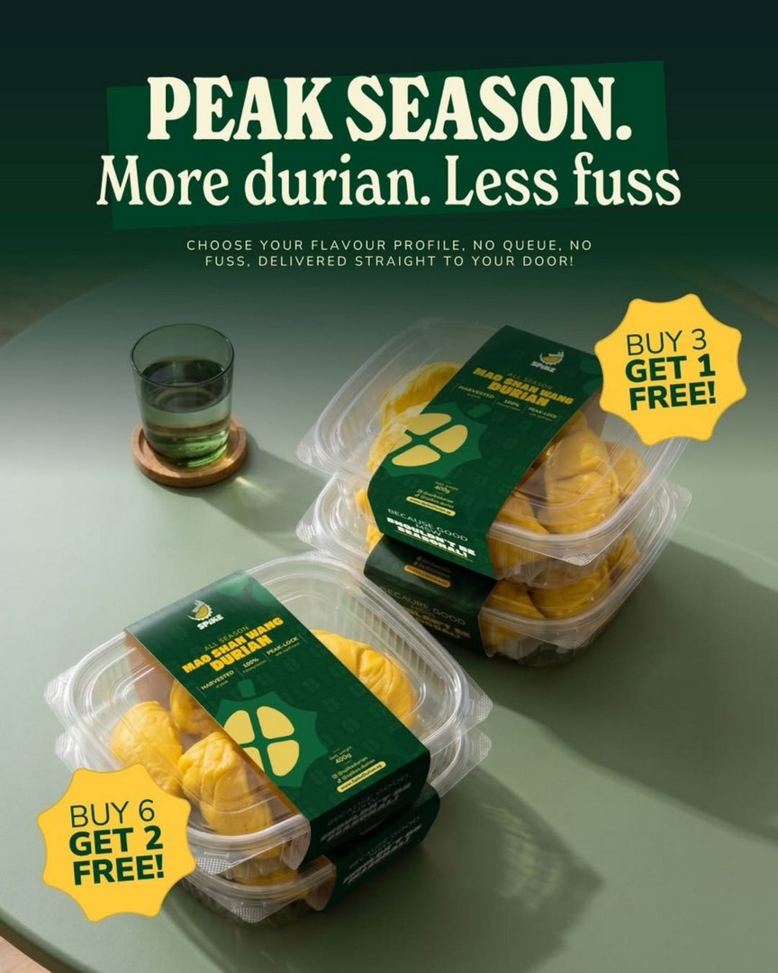 Spike-Durian-Buy-3-Get-1-Free-Durian-Box-Promotion 17–30 June 2026: Spike Durian, Buy 3 Get 1 Free Durian Box Promotion, Premium MSW Durian Seasonal Online Delivery Deal Singapore