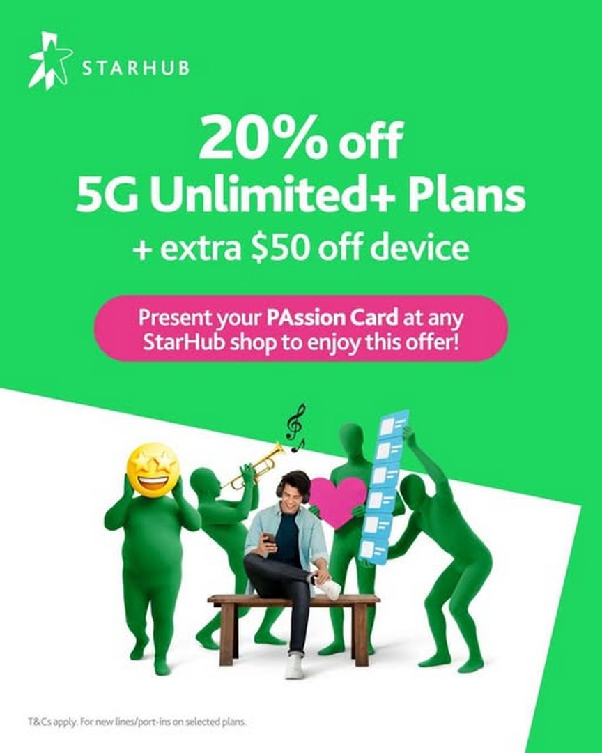StarHub-5G-Mobile-Promotion-for-PAssion-Members-Exclusive-Deal 8 January-31 December 2026: StarHub 5G Mobile Promotion for PAssion Members Exclusive Deal, Massive Savings on Mobile Plans and Devices