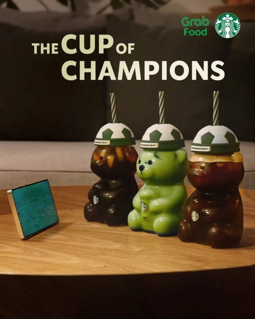 Starbucks-Singapore-Football-Bearista-Cold-Cup-Combo-Promotion 17 June 2026 onwards: Starbucks Singapore Football Bearista Cold Cup Combo Promotion Exclusively on GrabFood – Limited-Edition Collectible with Tall Beverage