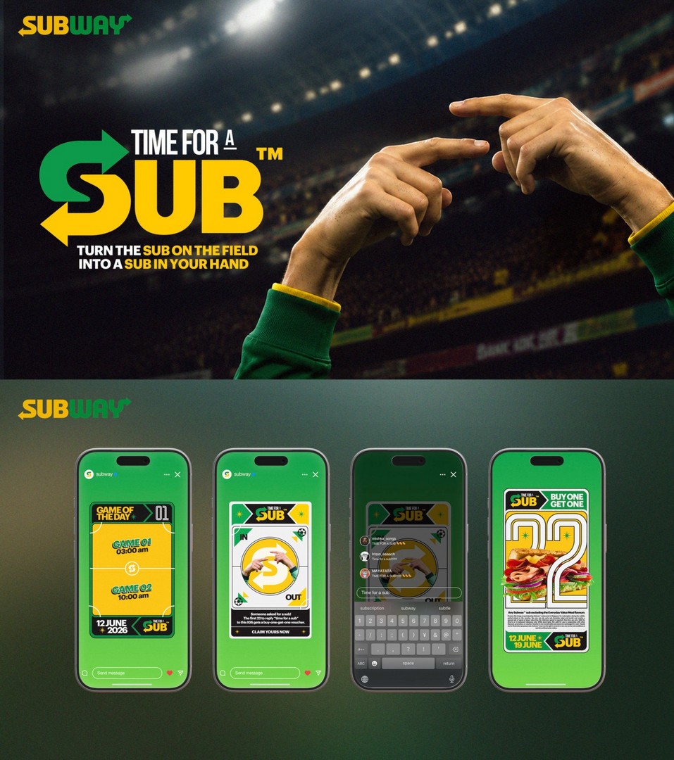 Subway-Singapore-Time-For-A-Sub-Football-Inspired-Real 12–20 June 2026: Subway Singapore: “Time For A Sub” Football-Inspired Real-Time Giveaway Campaign Promotion