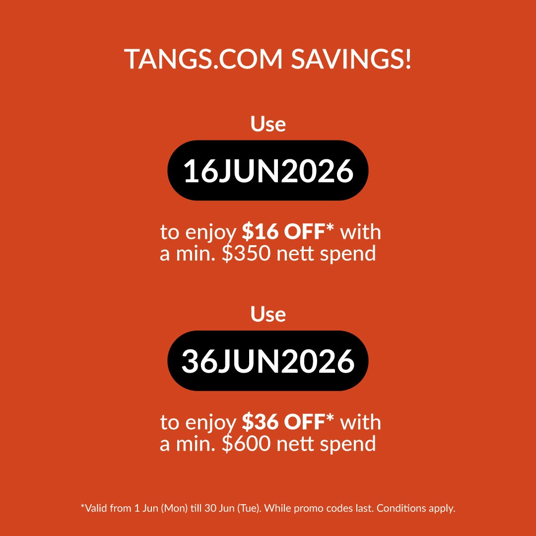 TANGS-Mid-Year-Sale-Home-Beauty-Lifestyle-Promotion-7 Now till 7 June 2026: TANGS Mid-Year Sale, Home, Beauty & Lifestyle Promotion with Up to 70% Off in Singapore
