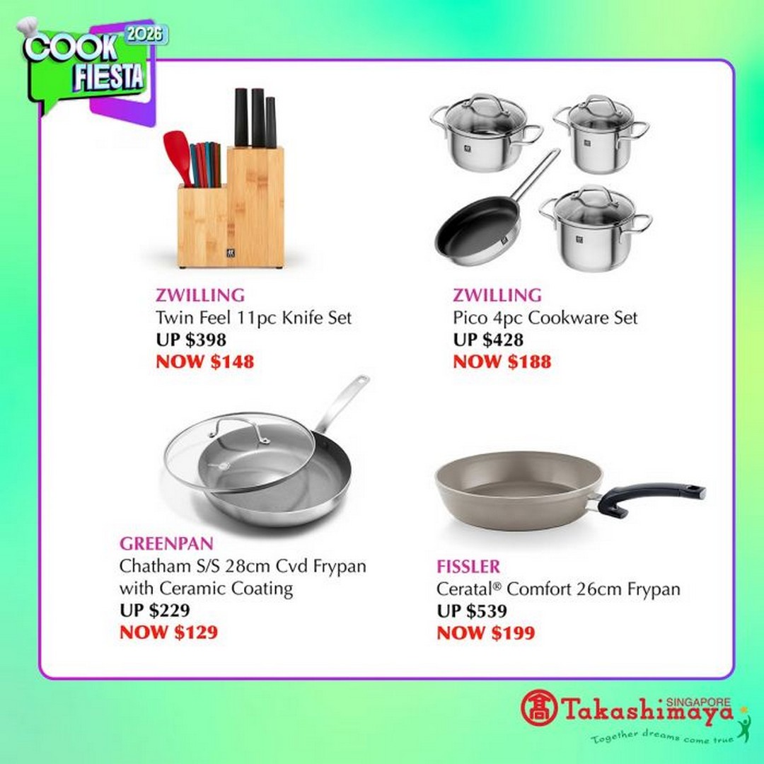 Takashimaya-Cook-Fiesta-2026-Premium-Cookware-Sale-5 11–25 June 2026: Takashimaya Cook Fiesta 2026, Premium Cookware Sale & Live Cooking Demonstrations in Singapore