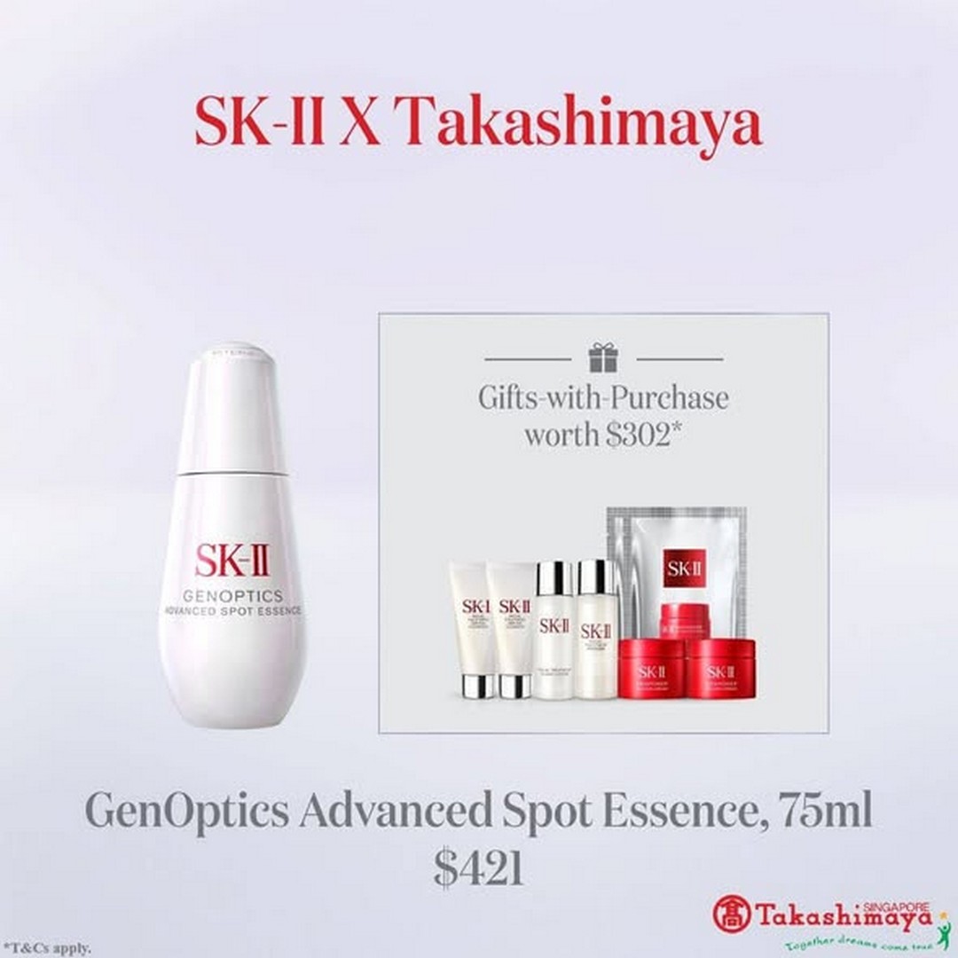 Takashimaya-Department-Store-SK-II-Brightening-Promotion-2 11–24 June 2026: Takashimaya Department Store SK-II Brightening Promotion, In-Store Beauty Gift & $50 Off Skincare Spend Deal