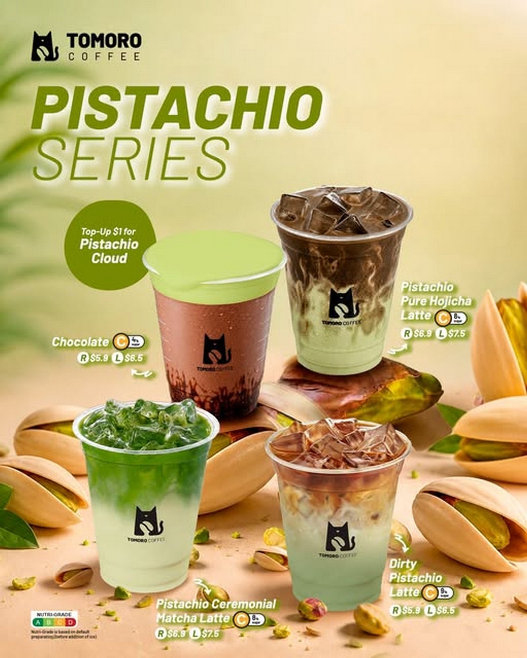 Tomoro-Coffee-Singapore-Pistachio-Series-Launch-Promotion 22 June 2026 onwards: Tomoro Coffee Singapore Pistachio Series Launch Promotion – Limited-Time Nutty Coffee & Matcha Collection Across All Outlets