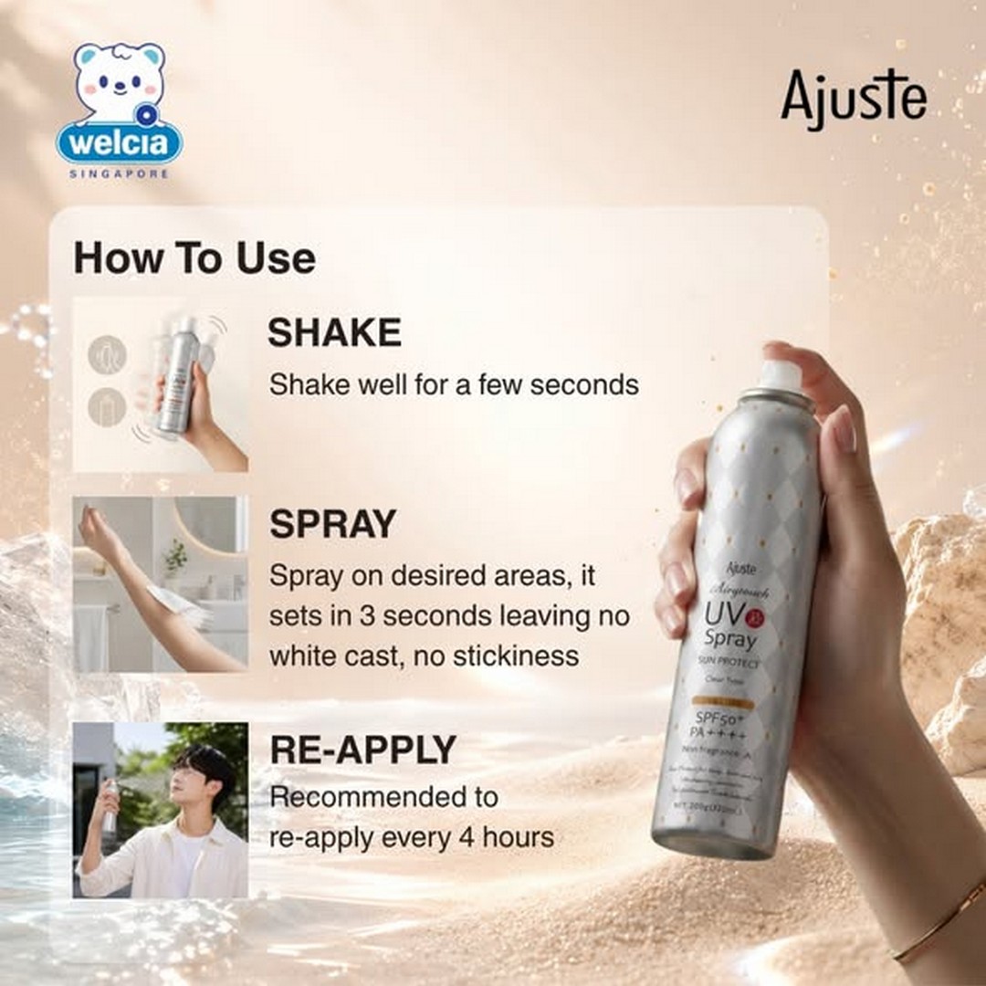 Welcia-Singapore-AJUSTE-UV-Spray-Buy-1-Free-1-UV-Protection-Promotion-3 9 June 2026 onwards: Welcia Singapore AJUSTE UV Spray Buy 1 Free 1 UV Protection Promotion at Novena Square Store