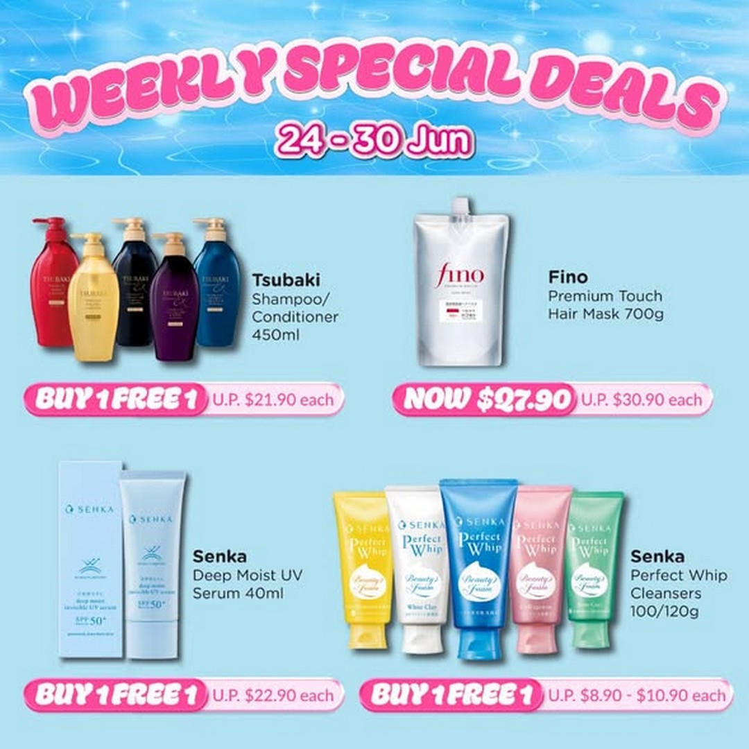 Welcia-Singapore-J-Beauty-Mega-Savings-Campaign-2 18 June – 17 July 2026: Welcia Singapore J-Beauty Mega Savings Campaign, Japanese Beauty Promotion with Gifts and Weekly Deals
