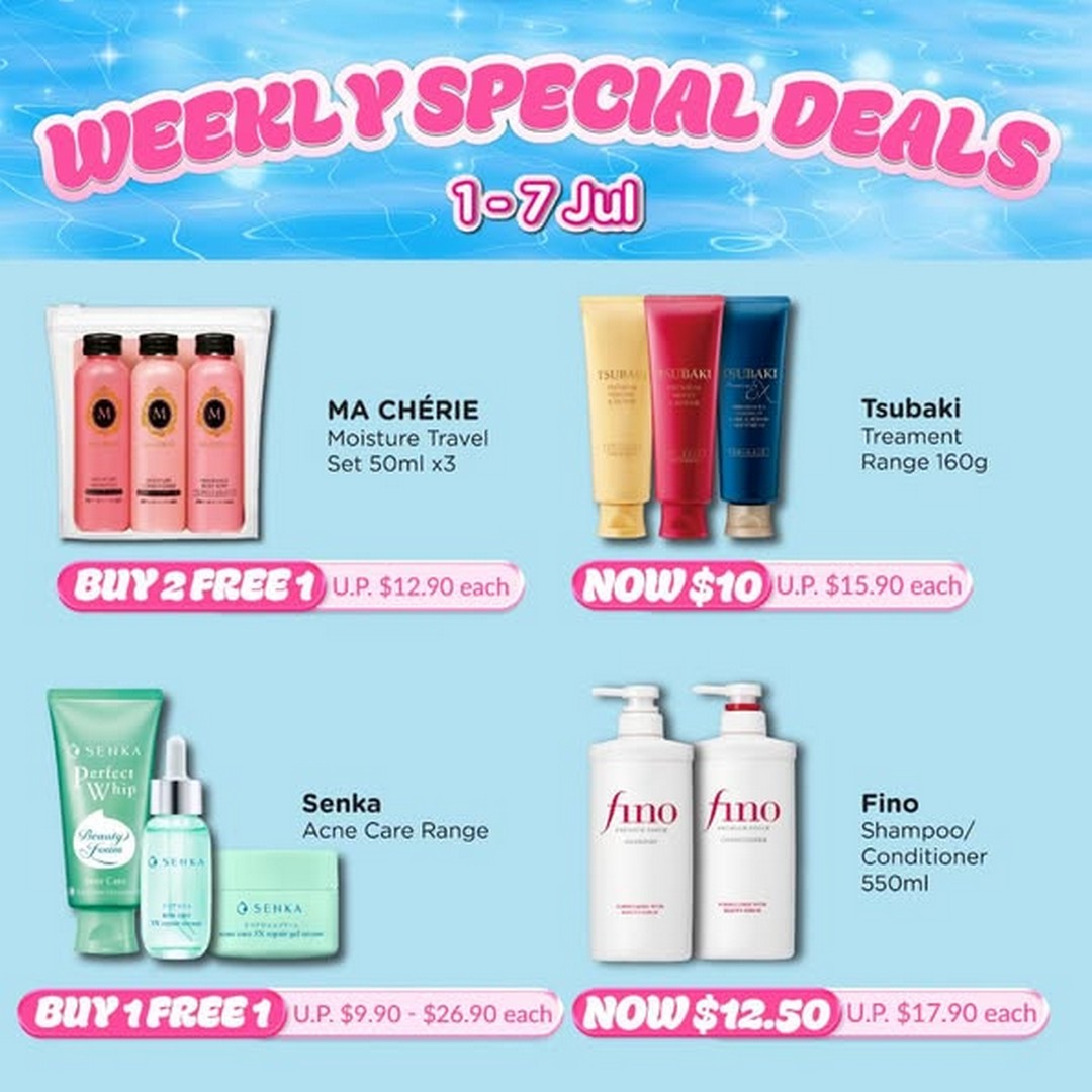 Welcia-Singapore-J-Beauty-Mega-Savings-Campaign-3 18 June – 17 July 2026: Welcia Singapore J-Beauty Mega Savings Campaign, Japanese Beauty Promotion with Gifts and Weekly Deals
