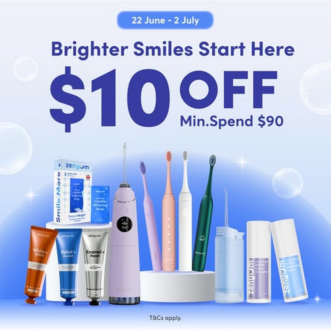 Zenyum-Singapore-10-Off-Promotion-with-Minimum-Spend-of-90 22 June – 2 July 2026: Zenyum Singapore $10 Off Promotion with Minimum Spend of $90 – Time to Refresh Your Oral Care Routine for Less