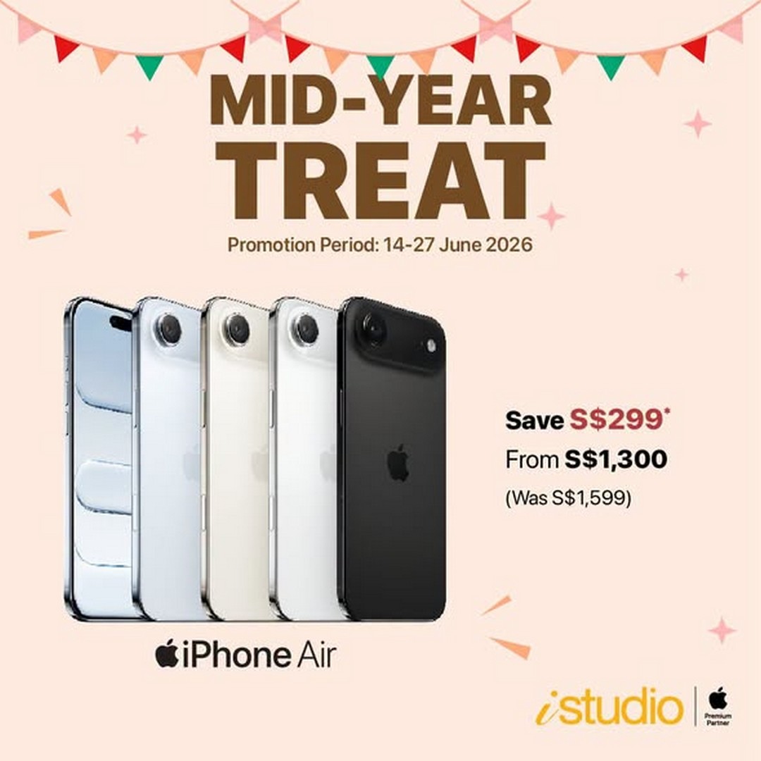 iStudio-Mid-Year-Apple-Upgrade-Sale Now till 27 June 2026: iStudio Mid-Year Apple Upgrade Sale, Exclusive Discounts on iPhone, Apple Watch, AirPods and Accessories Promotion