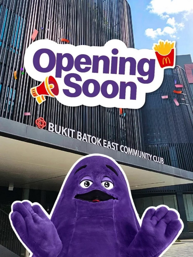 1-2 30 July 2026: McDonald’s Singapore: New Bukit Batok East Community Club Restaurant Opening Promotion with FREE Vintage Lunch Box Giveaway and Grimace Meet-and-Greet Event