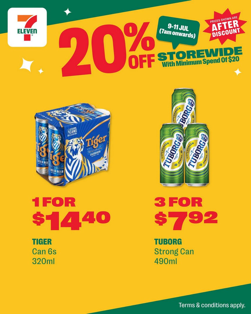 7-Eleven-Singapore-20-Storewide-Promotion-–-Save-on-Everyday-Essentials-6 9-11 July 2026: 7-Eleven Singapore 20% Storewide Promotion – Save on Everyday Essentials with Minimum $20 Spend