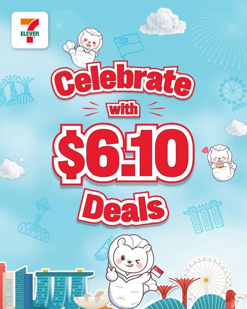 7-Eleven-Singapore-6.10-National-Day-Promotion Now till 25 August 2026: 7-Eleven Singapore $6.10 National Day Promotion, Enjoy Special Deals and Limited-Time Offers for Singapore’s 61st Birthday Celebration