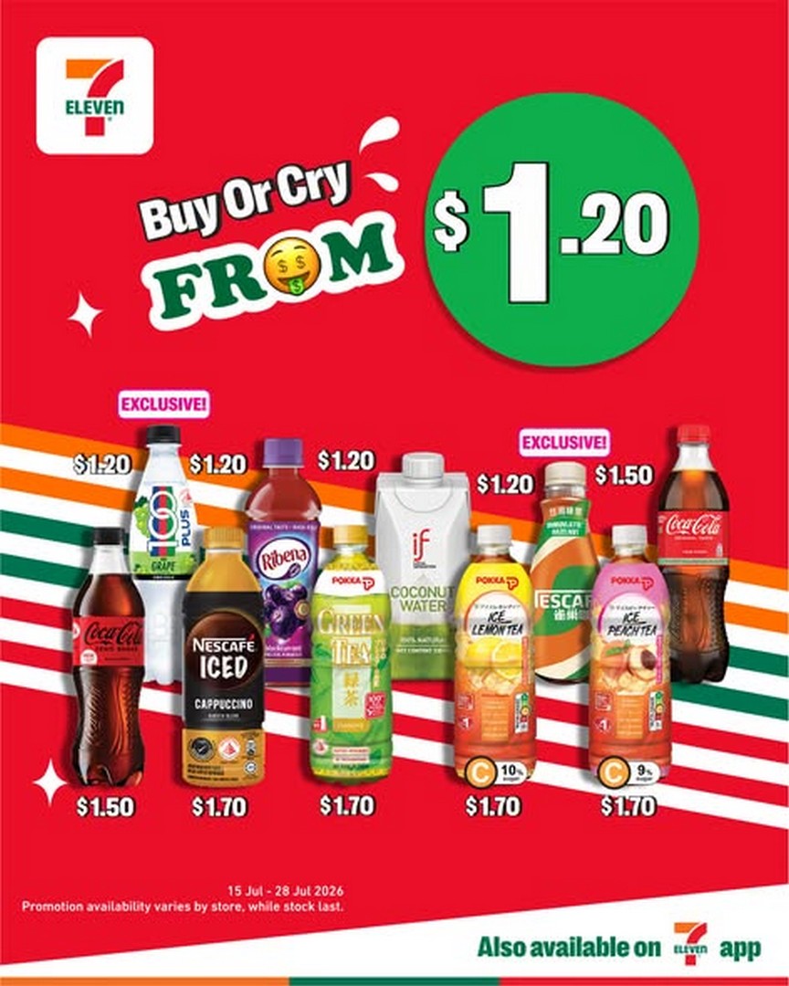 7-Eleven-Singapore-Must-Buy-Drinks-Promotion-3 Now till 28 July 2026: 7-Eleven Singapore Must-Buy Drinks Promotion – Refreshing Beverages from Just $1 at Stores Islandwide
