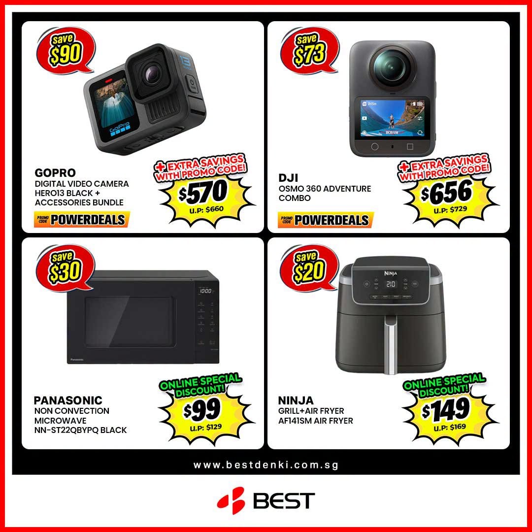BEST-Denki-Singapore-Mid-Month-Power-Deals-Online-Promotion-4 10 July 2026 onwards: BEST Denki Singapore Mid Month Power Deals Online Promotion – Save Up to 70% Plus Up to $320 Off with Promo Code