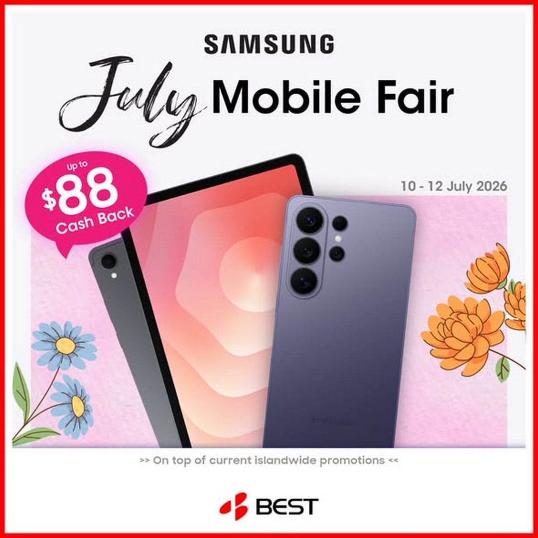 BEST-Denki-Singapore-Samsung-Mobile-Promotion Now till 12 July 2026: BEST Denki Singapore Samsung Mobile Promotion – Exclusive Prices, Free Gifts with Purchase and Limited-Time Deals