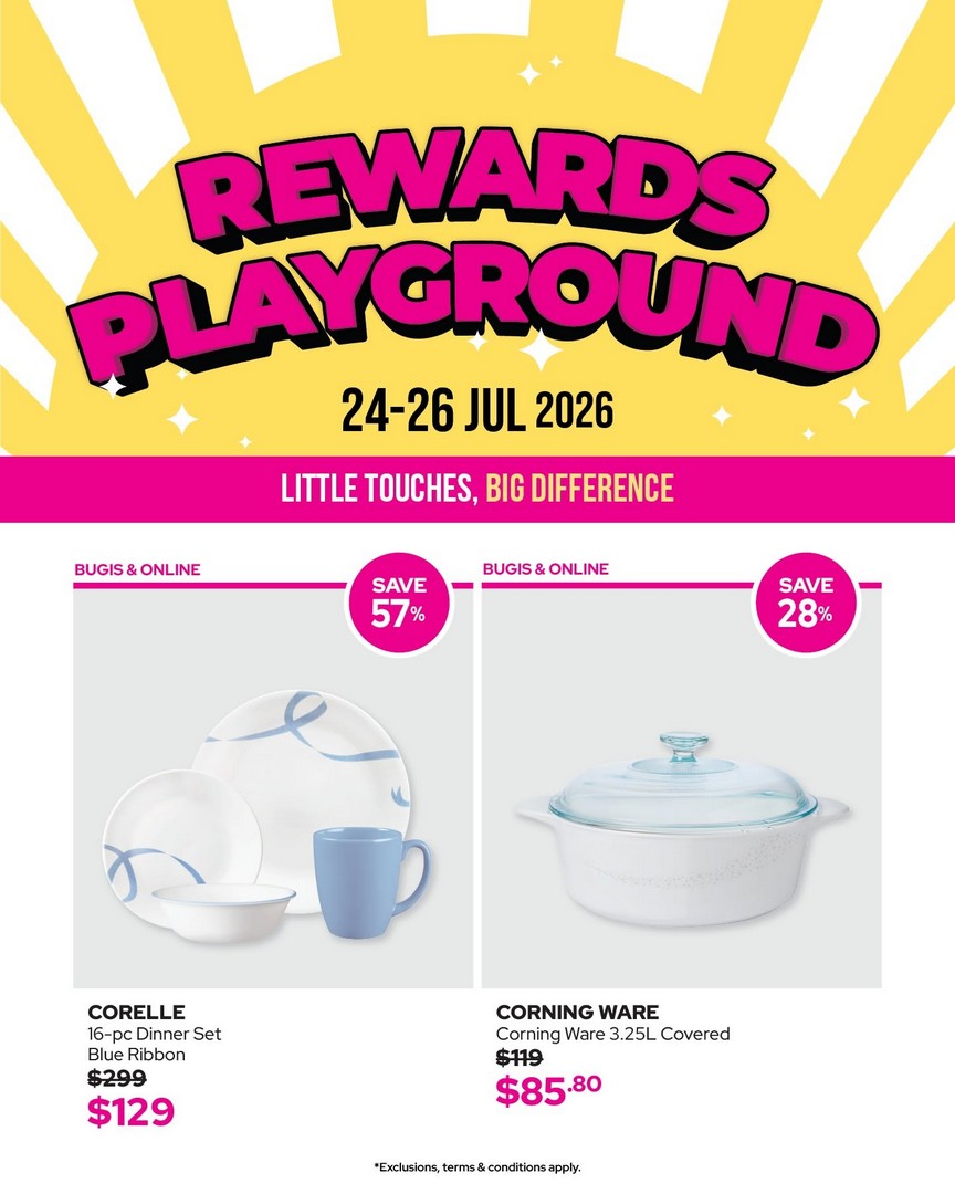BHG-Singapore-Ready-to-PLAY-Sale-Promotion-4 24-26 July 2026: BHG Singapore Ready to PLAY Sale Promotion at BHG Bugis – Storewide Discounts, Beauty Rewards, Lucky Draw and Weekend Shopping Event