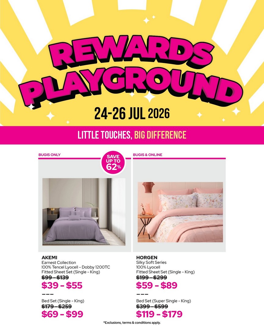 BHG-Singapore-Ready-to-PLAY-Sale-Promotion-7 24-26 July 2026: BHG Singapore Ready to PLAY Sale Promotion at BHG Bugis – Storewide Discounts, Beauty Rewards, Lucky Draw and Weekend Shopping Event