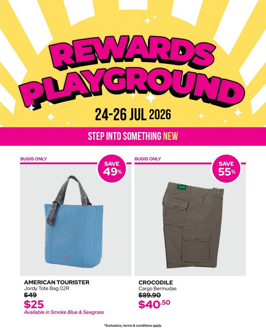 BHG-Singapore-Ready-to-PLAY-Sale-Promotion-8 24-26 July 2026: BHG Singapore Ready to PLAY Sale Promotion at BHG Bugis – Storewide Discounts, Beauty Rewards, Lucky Draw and Weekend Shopping Event