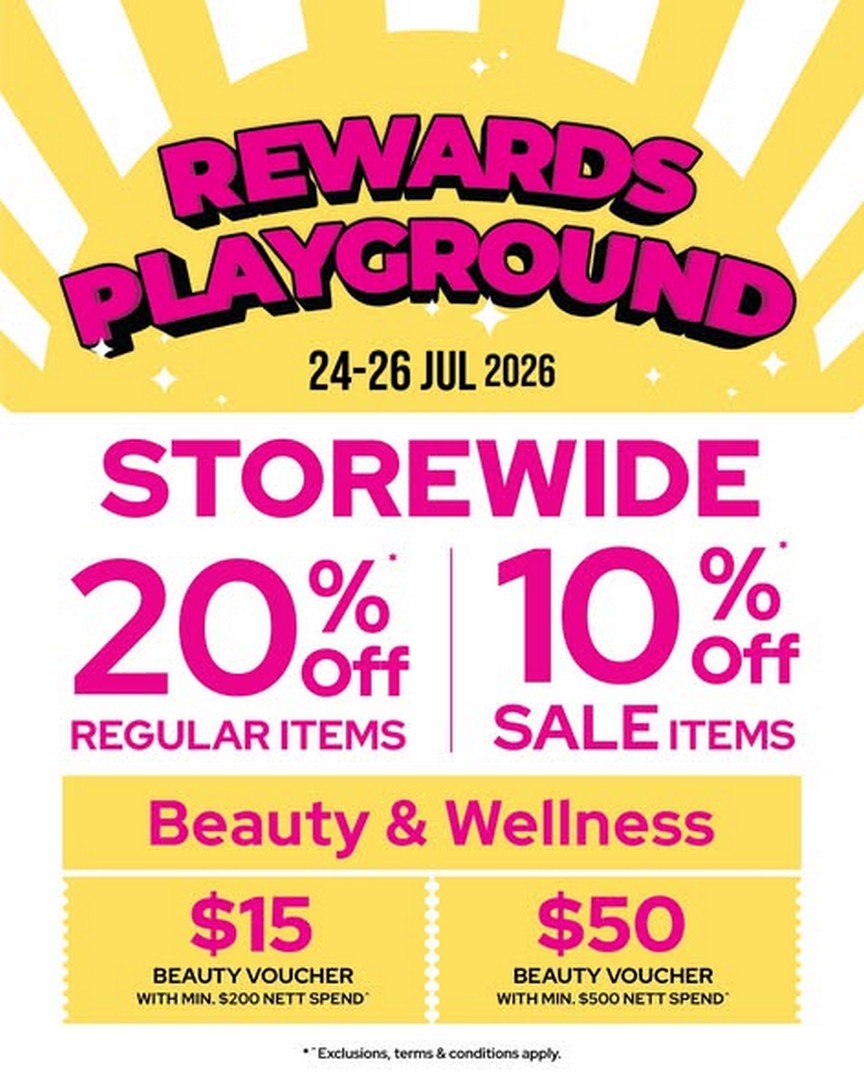 BHG-Singapore-Ready-to-PLAY-Sale-Promotion 24-26 July 2026: BHG Singapore Ready to PLAY Sale Promotion at BHG Bugis – Storewide Discounts, Beauty Rewards, Lucky Draw and Weekend Shopping Event