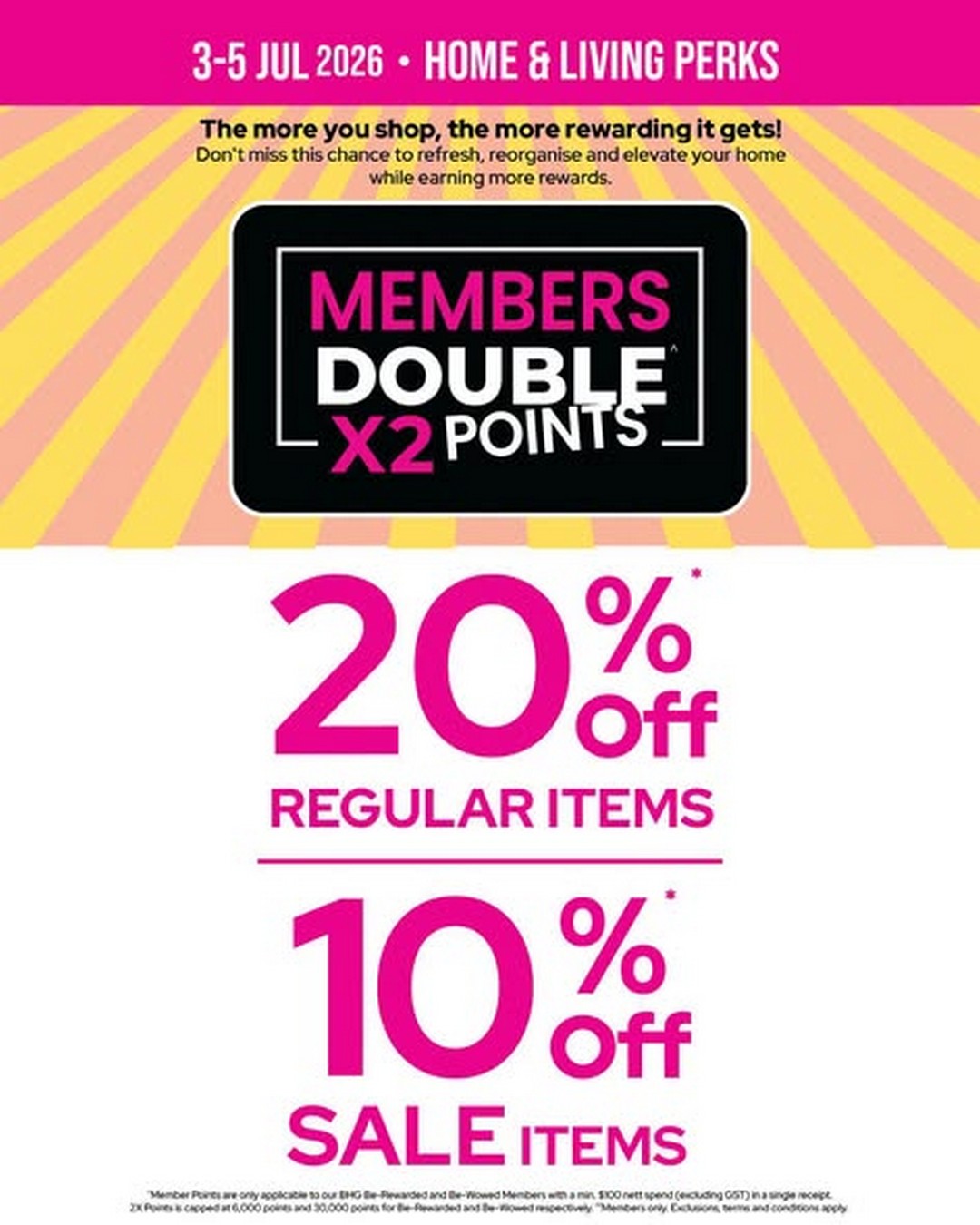 BHG-Singapore-Rewards-Playground-Member-Sale 3–5 July 2026: BHG Singapore Rewards Playground Member Sale Event: Exclusive Discounts, Bonus Points and In-Store Perks at Bugis