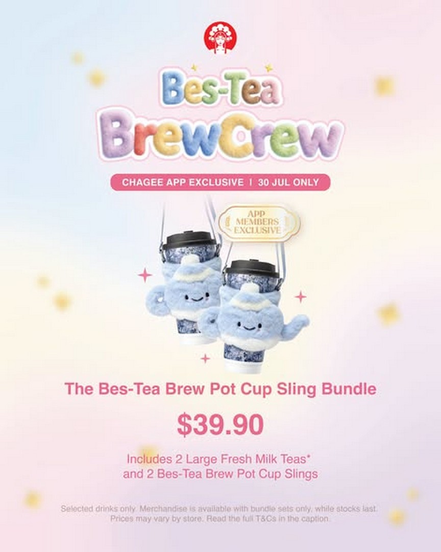 CHAGEE-Singapore-Bes-Tea-Day-Promotion-2 30 July 2026: CHAGEE Singapore Bes-Tea Day Promotion: Enjoy Bes-Tea Brew Pot Cup Sling Bundle From $39.90 Exclusively On CHAGEE App