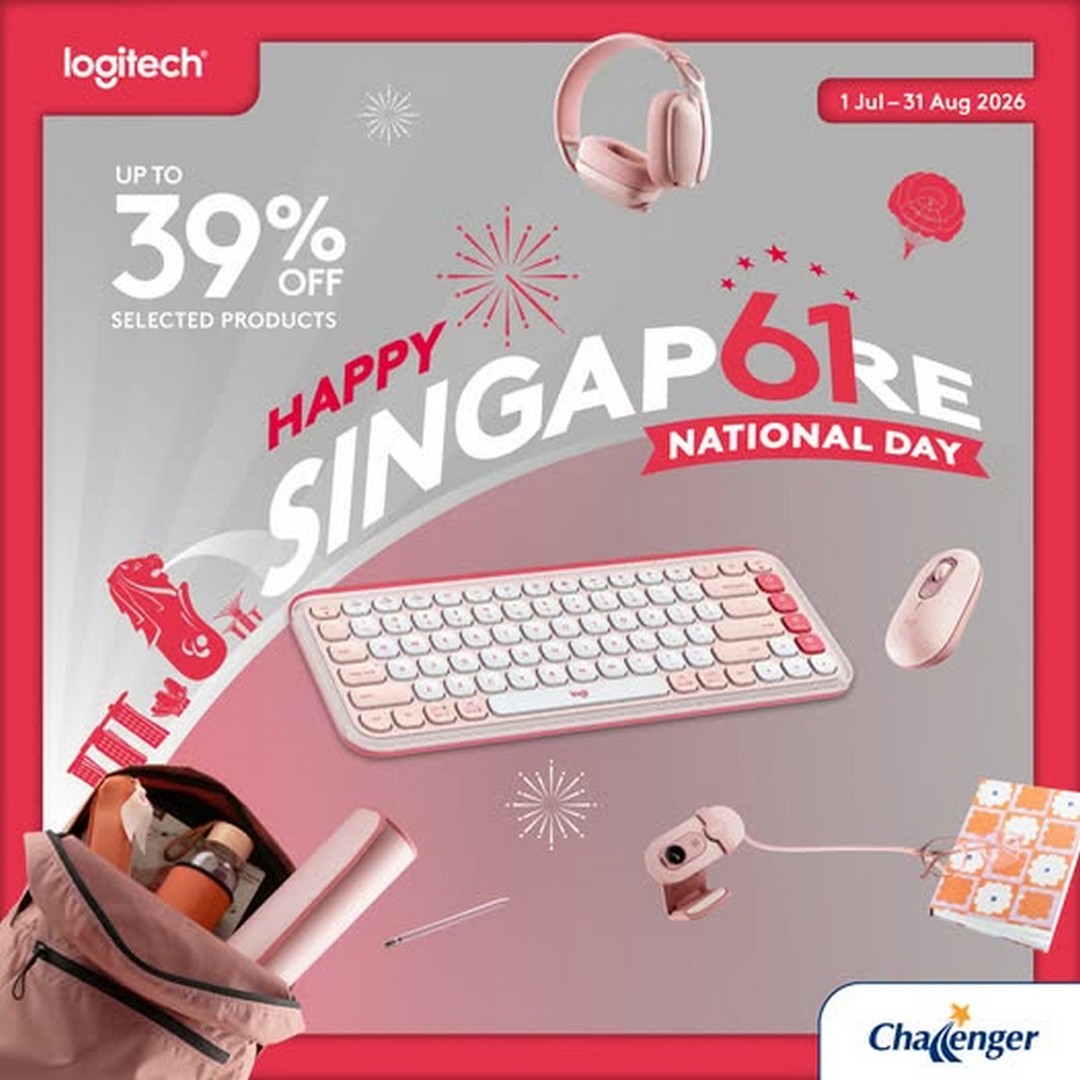Challenger-Singapore-Logitech-Workspace-Promotion 15 July-31 August 2026: Challenger Singapore Logitech Workspace Promotion – Save Up to 39% on Desk Essentials for Work, Study and Gaming