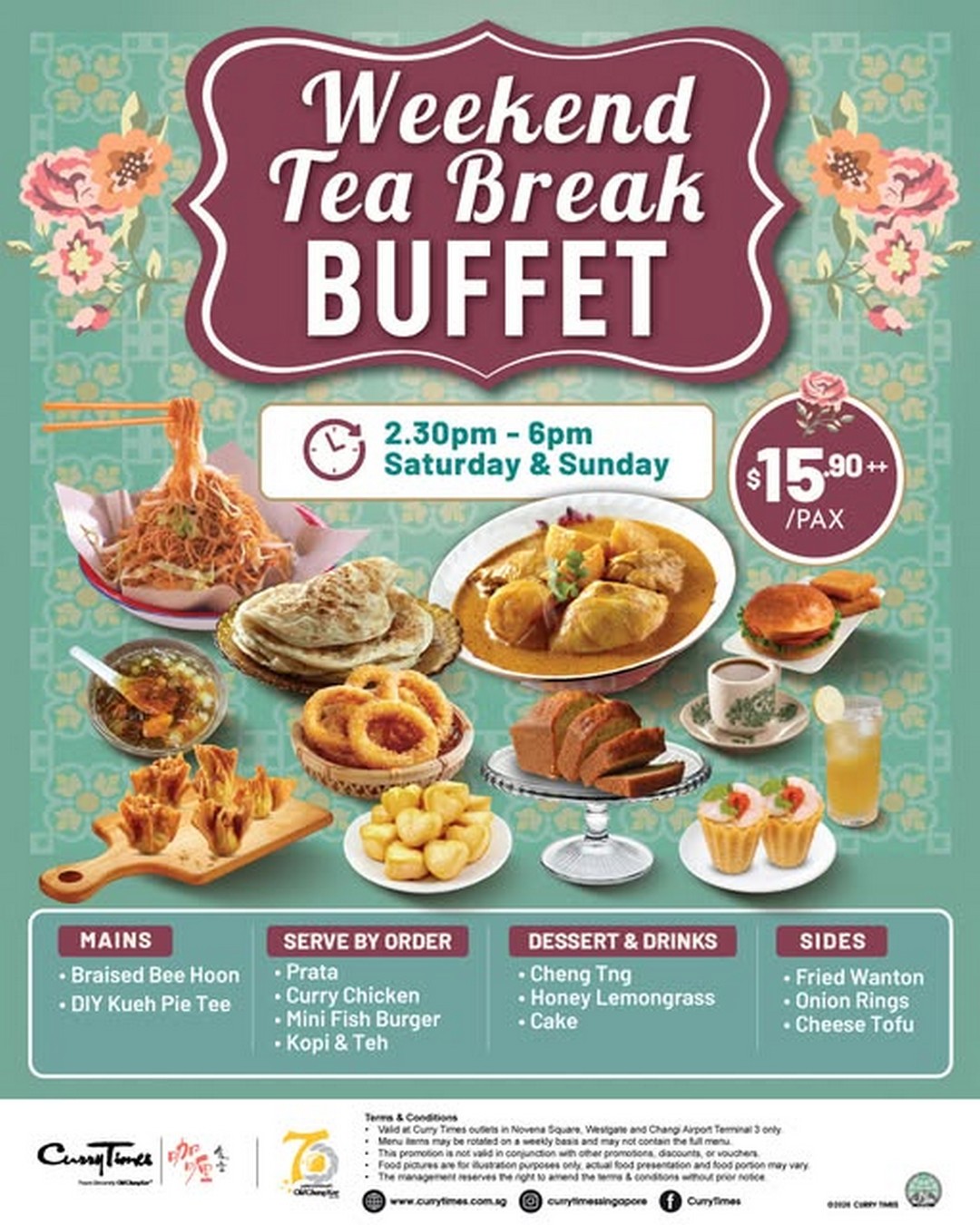 Curry-Times-Weekend-Tea-Break-Buffet-Promotion 3 July 2026 onwards: Curry Times: Weekend Tea Break Buffet Promotion, Affordable Local Buffet Experience Across Singapore