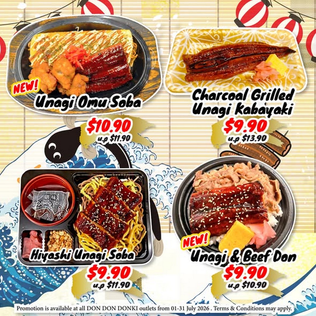 DON-DON-DONKI-Singapore-Unagi-Fair-Promotion-2 1–31 July 2026: DON DON DONKI Singapore Unagi Fair Promotion with New Mega Unagi Bento from $7.90, Premium Japanese Unagi Specials Available at All Outlets
