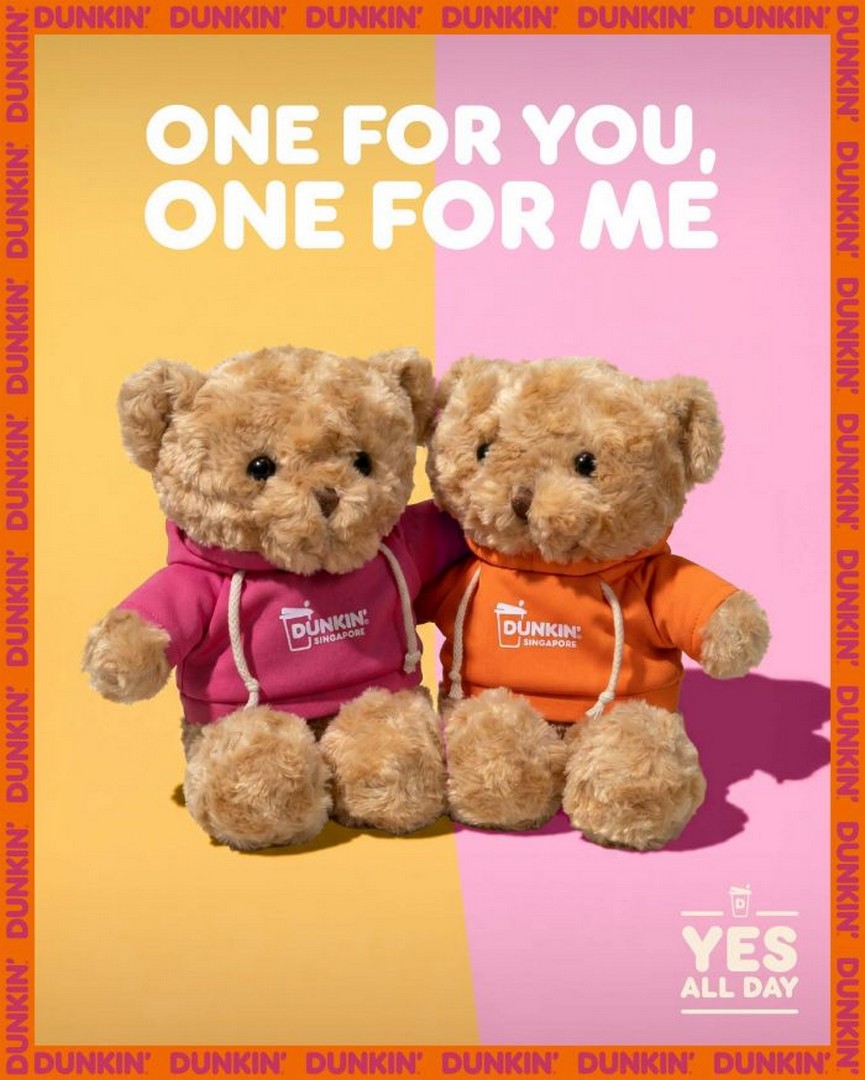 Dunkin-Singapore-Promotion-Offering-Mocha-and-Mochi 29 July 2026 onwards: Dunkin' Singapore: Promotion Offering Mocha and Mochi Teddy Bear Merchandise Collection with Special Purchase Deals