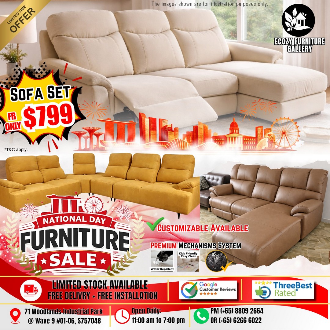 Ecozy-Furniture-Gallery-Singapore-National-Day-Furniture-Sale-1-1 Now Till 31 August 2026: Ecozy Furniture Gallery Singapore, National Day Furniture Sale Promotion With Malaysia Direct Prices, Up To 80% Off Furniture Deals