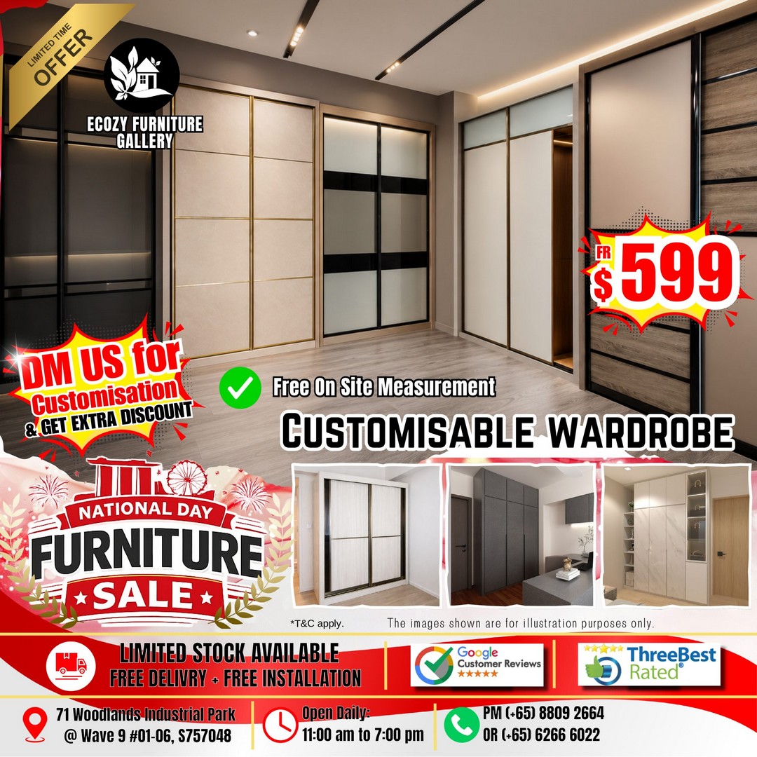 Ecozy-Furniture-Gallery-Singapore-National-Day-Furniture-Sale-4-1 Now Till 31 August 2026: Ecozy Furniture Gallery Singapore, National Day Furniture Sale Promotion With Malaysia Direct Prices, Up To 80% Off Furniture Deals