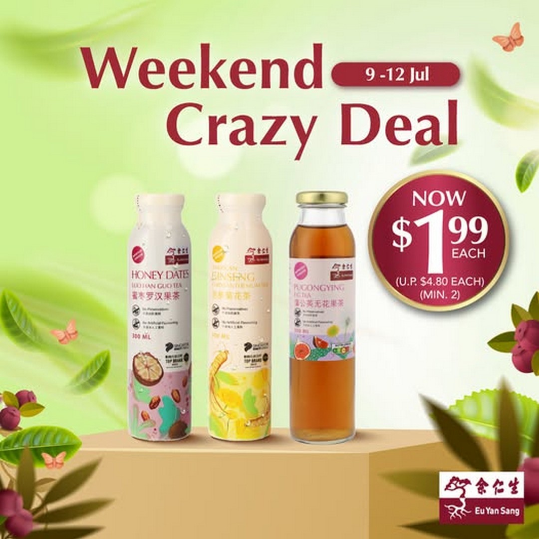 Eu-Yan-Sang-Singapore-Sip-Refresh-Save-Big-Promotion 9-12 July 2026: Eu Yan Sang Singapore Sip, Refresh & Save Big Promotion – Ready-to-Drink Herbal Beverages from Only $1.99 Per Bottle
