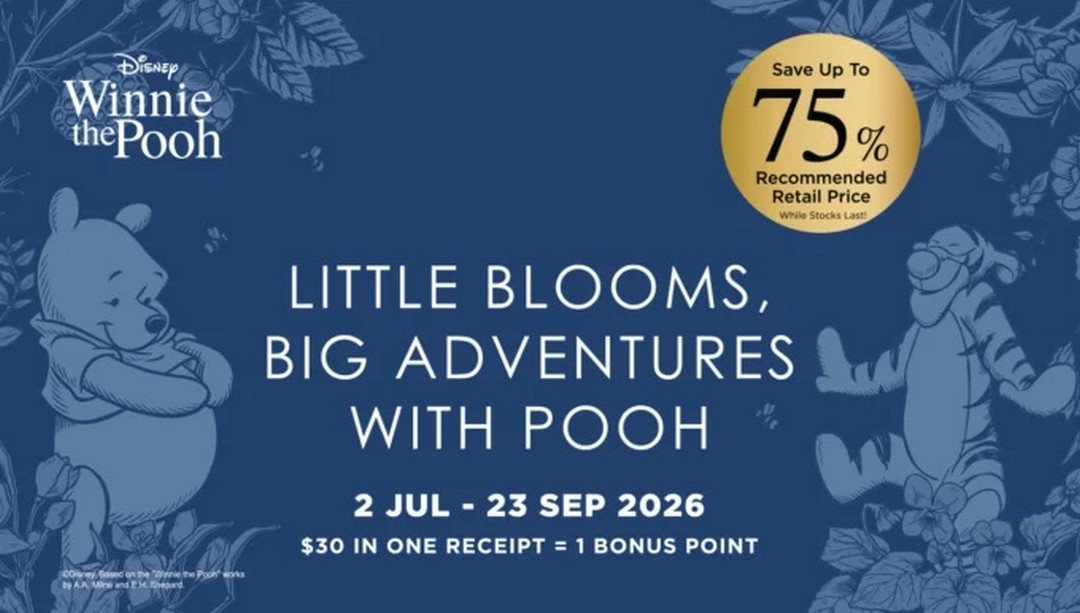 FairPrice-Winnie-the-Pooh-Loyalty-Collection-Promotion 2 July – 23 September 2026: FairPrice Winnie the Pooh Loyalty Collection Promotion – Redeem Exclusive Disney Merchandise with Up to 75% Savings