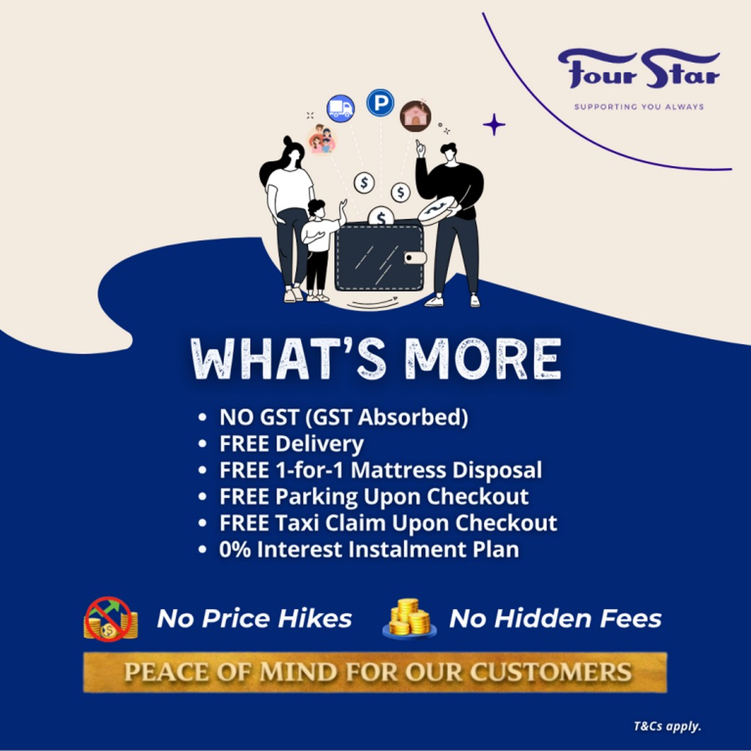 Four-Star-Furniture-10th-Anniversary-Sale-With-Up-To-90-Off-5 22-26 July 2026: Four Star Furniture: 10th Anniversary Sale With Up To 90% Off Mattresses, Bedframes From $199, Sofas From $299 At Kallang Flagship Store
