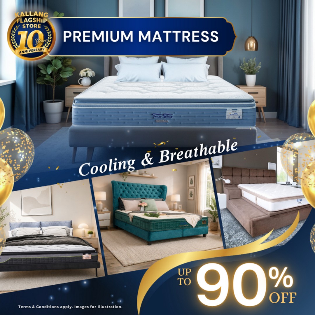 Four-Star-Furniture-10th-Anniversary-Sale-With-Up-To-90-Off 22-26 July 2026: Four Star Furniture: 10th Anniversary Sale With Up To 90% Off Mattresses, Bedframes From $199, Sofas From $299 At Kallang Flagship Store