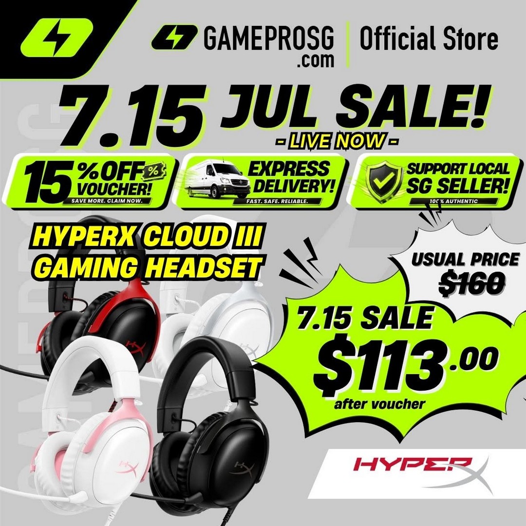GamePro-Singapore-7.15-Shopee-Gaming-Gear-Flash-Sale-6 15 July 2026: GamePro Singapore 7.15 Shopee Gaming Gear Flash Sale with Up to 15% Off, Free Gifts and Next-Day Delivery Deals