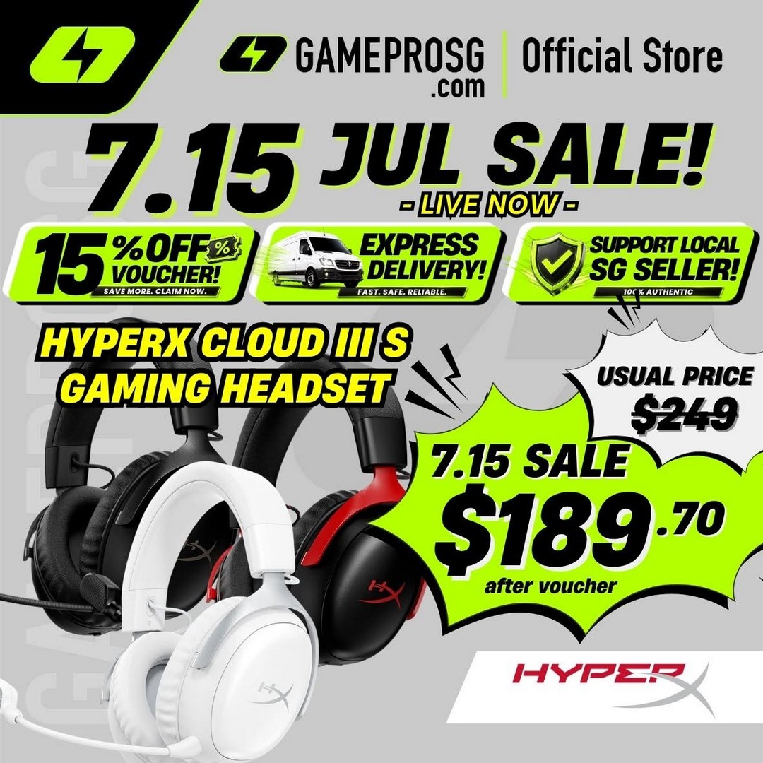 GamePro-Singapore-7.15-Shopee-Gaming-Gear-Flash-Sale-8 15 July 2026: GamePro Singapore 7.15 Shopee Gaming Gear Flash Sale with Up to 15% Off, Free Gifts and Next-Day Delivery Deals