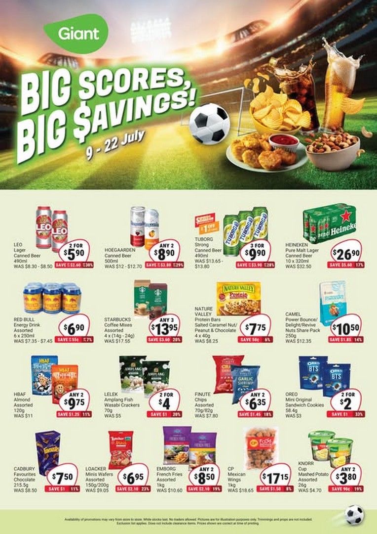 Giant-Singapore-Knockout-Stage-Sale-Promotion 9-22 July 2026: Giant Singapore Knockout Stage Sale Promotion – Save on Game Day Snacks, Drinks and Household Essentials for Football Fans